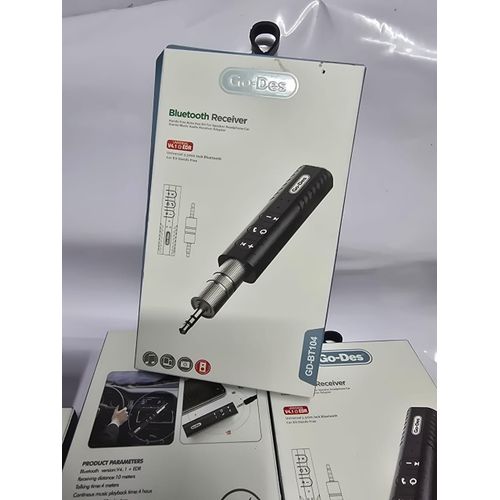 Go-Des GD-BT104 Car AUX Bluetooth Cable Support Call and Audio Control Wireless Audio Receiver