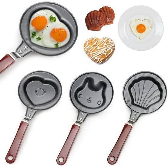 Egg Shape Frying Pan Non Stick 8 Different Shapes