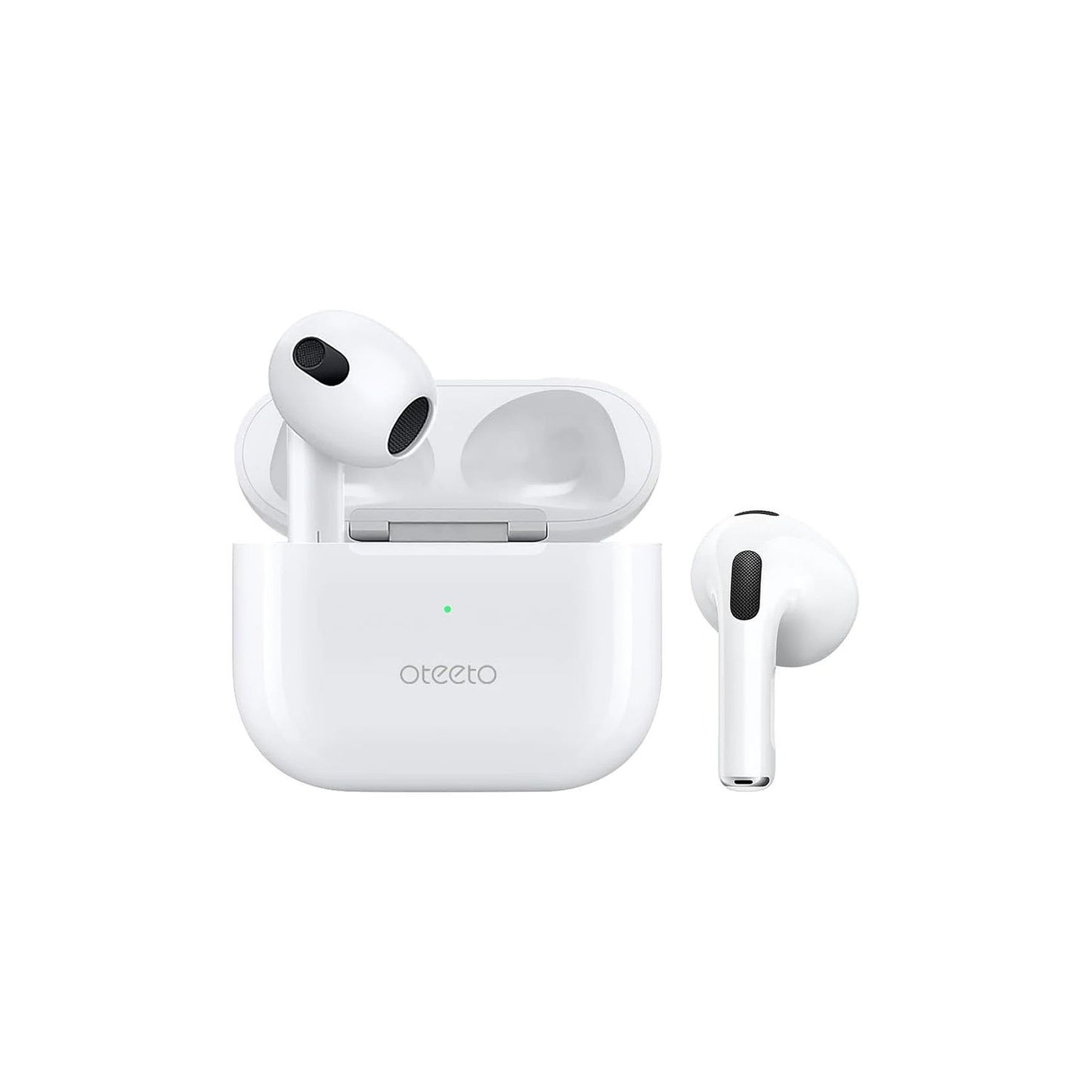 Oteeto OT4 Bluetooth Earbuds With Hifi Sound Quality Noise Cancellation and Multi Functional Touch Control Desinged