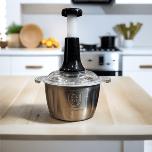 Stainless Steel push Chopper - 2 Liter