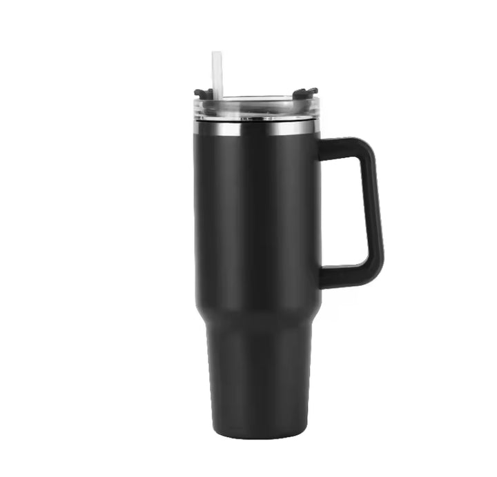 Stainless Steel Tumbler Cup with Lid Straw