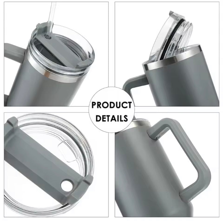 Stainless Steel Tumbler Cup with Lid Straw