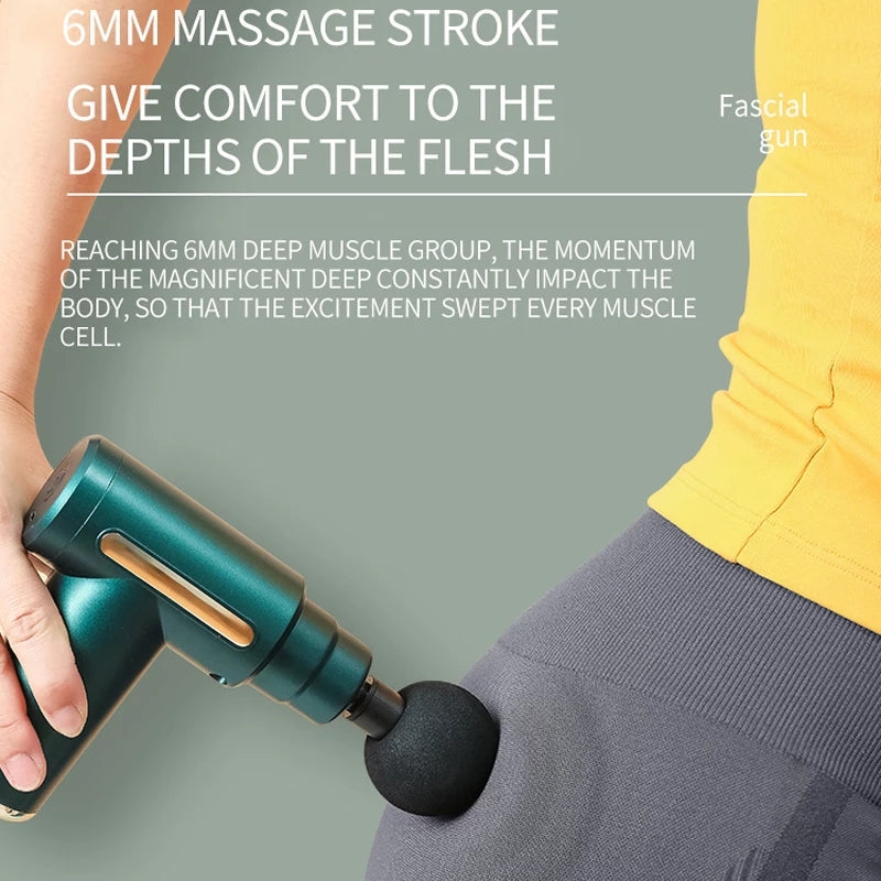 Massager Gun, Cordless Handheld Deep Tissue Muscle