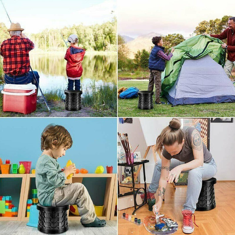 Folding Portable Stool Telescopic Chair