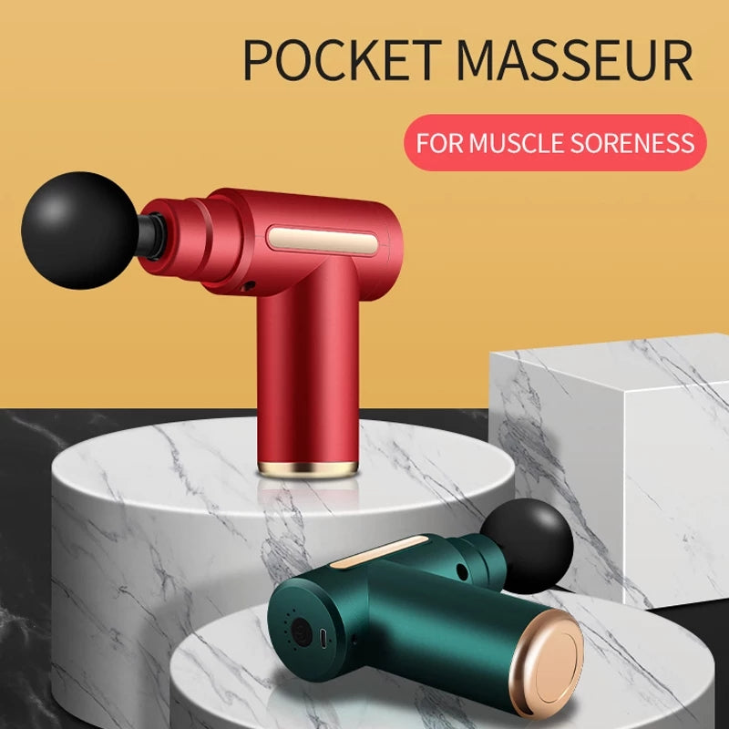 Massager Gun, Cordless Handheld Deep Tissue Muscle