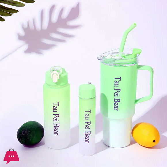 3pcs Tumbler+Bottle Set