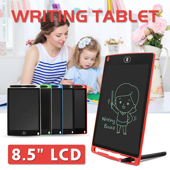 8.5 Inch Paperless Electric Cell Operate Writing Tablet With Box Multi Colour