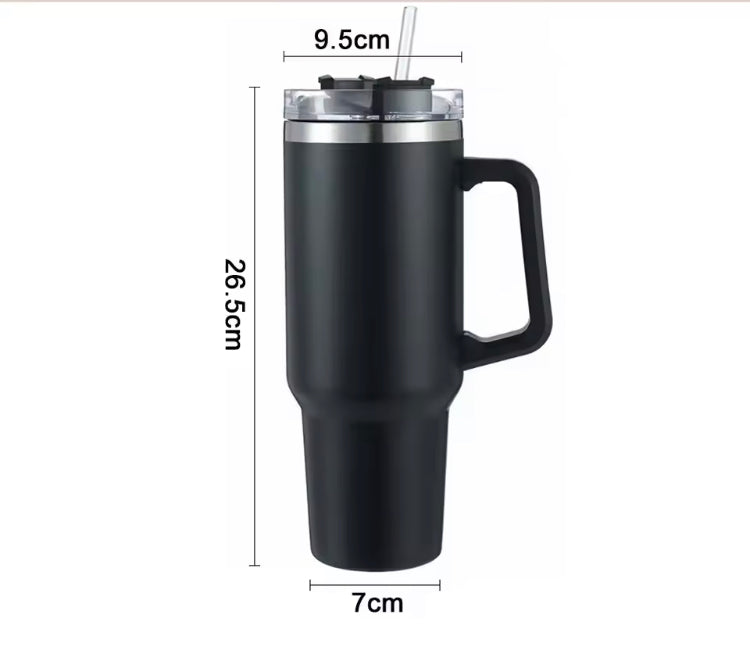 Stainless Steel Tumbler Cup with Lid Straw