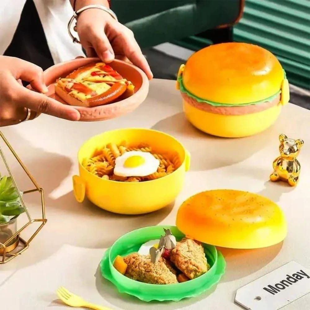 Burger Style Lunch Box