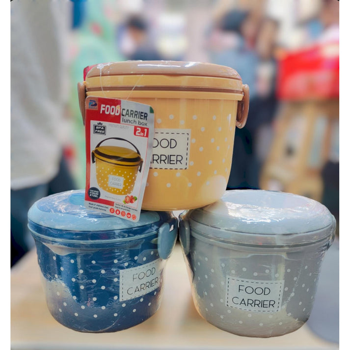 Food Carrier Lunch Box 2 In 1 Under Mini Steel Box