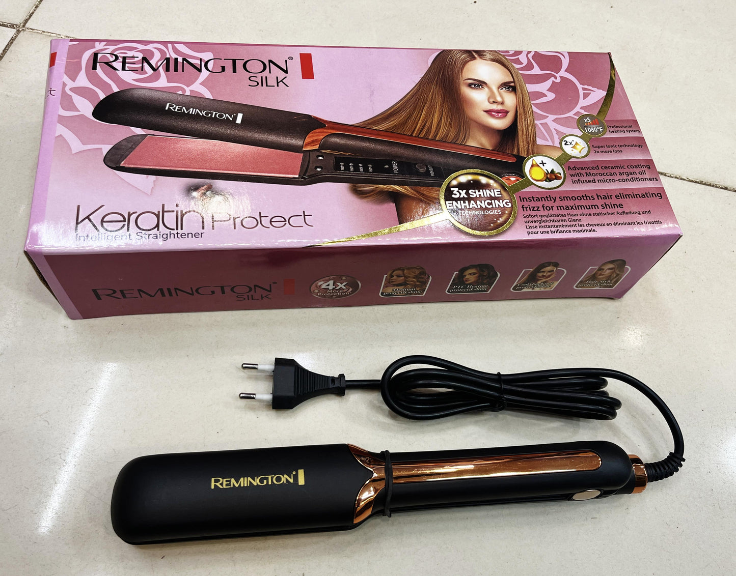 Remington Silk Keratin Protect Hair Straightener