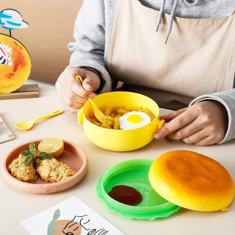 Burger Style Lunch Box